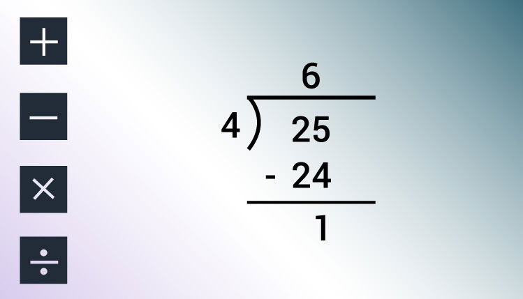 Remainder and quotient calculation