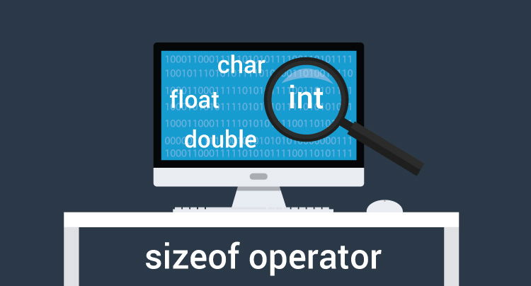 Sizeof operator to evaluate the size of a variable 