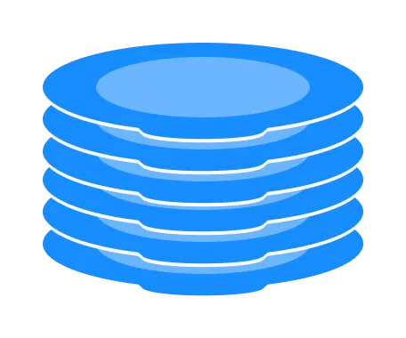 elements on stack are added on top and removed from top just like a pile of plate